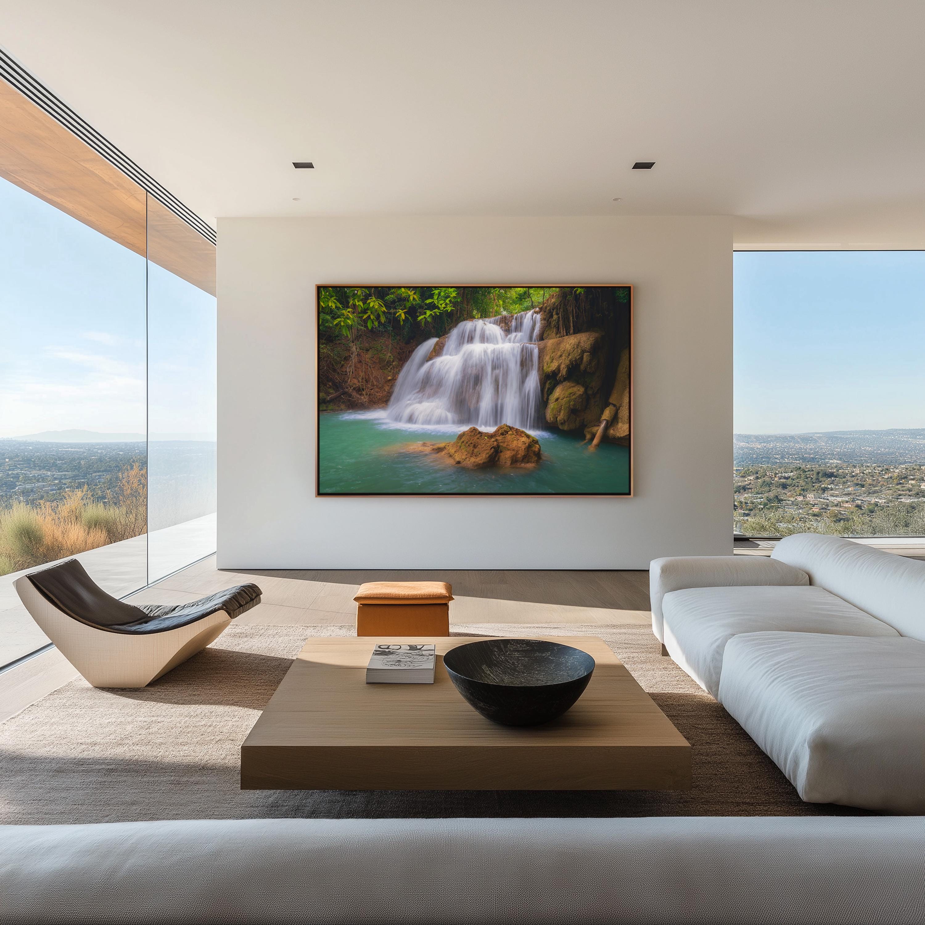 Tranquil Jungle Waterfall
