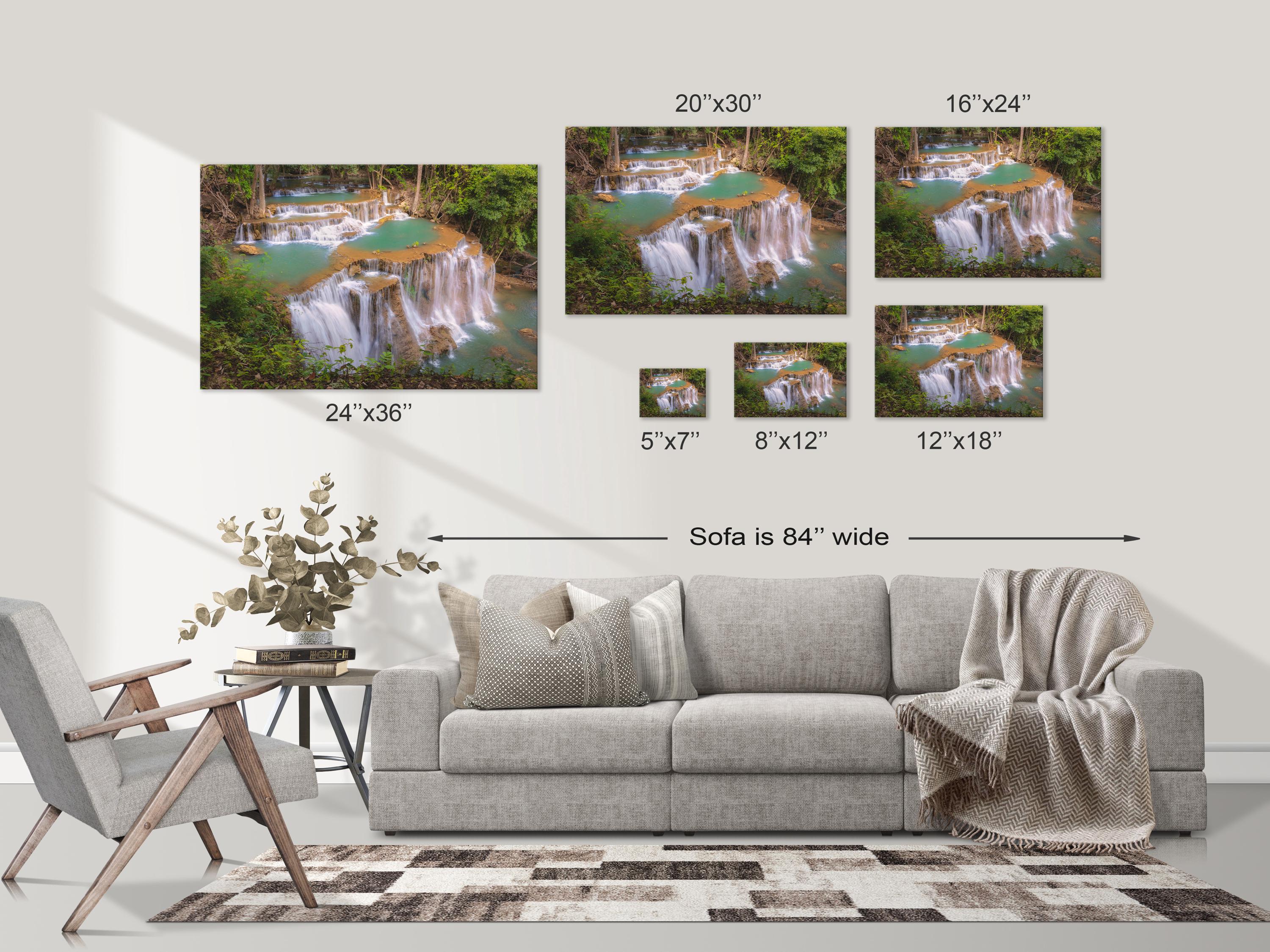 Tiered Jungle Waterfall