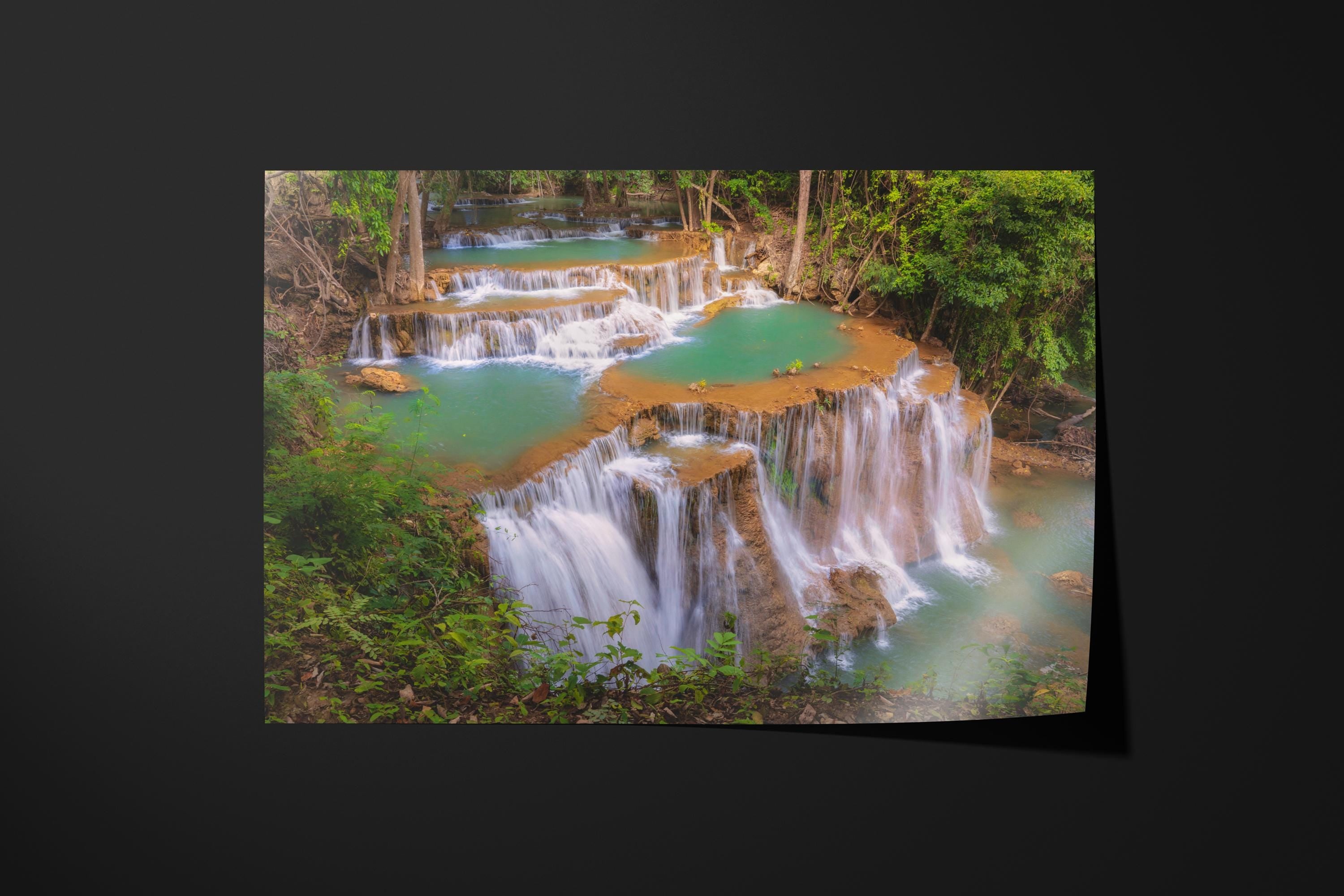 Tiered Jungle Waterfall