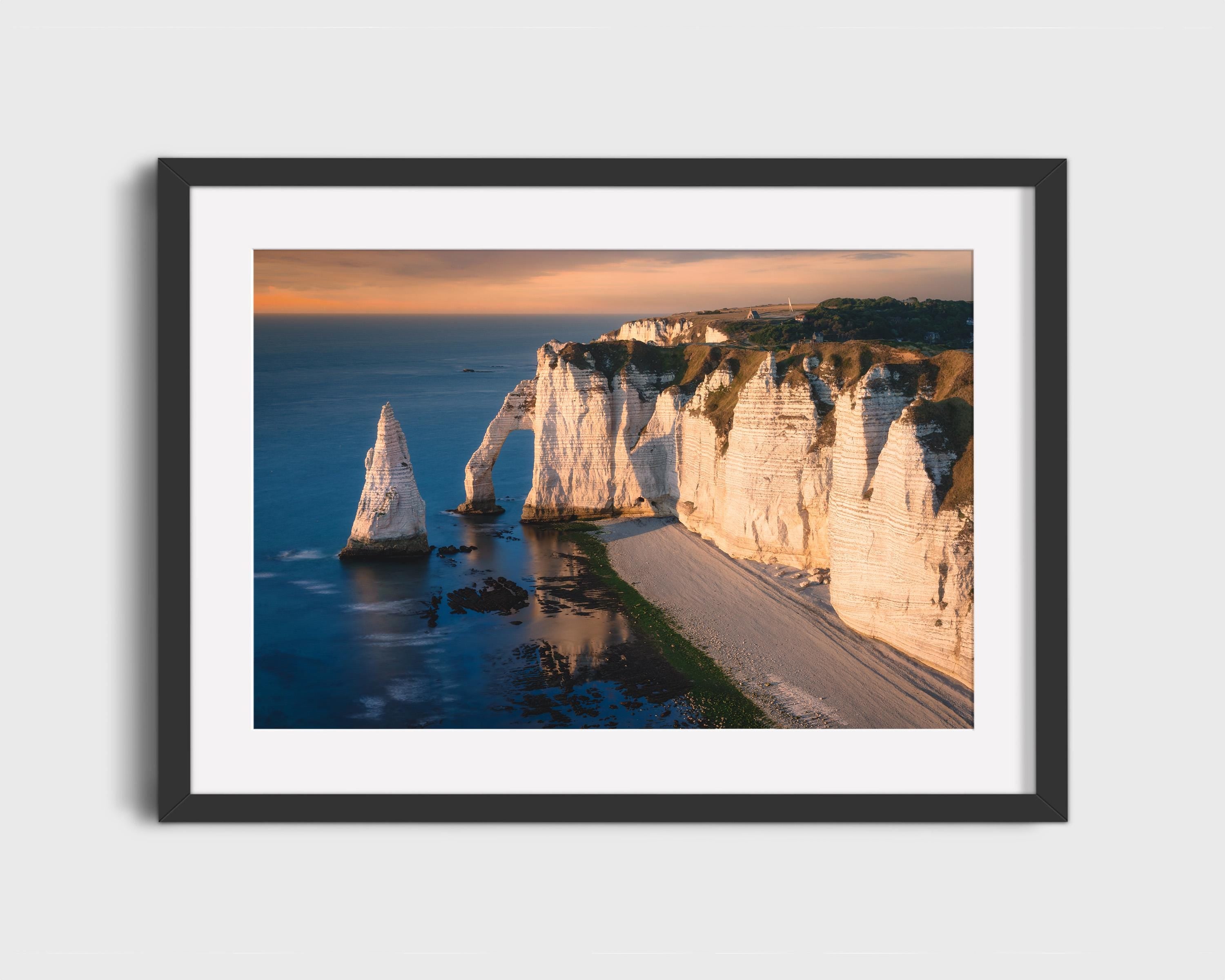 Etretat Cliffs Sunset