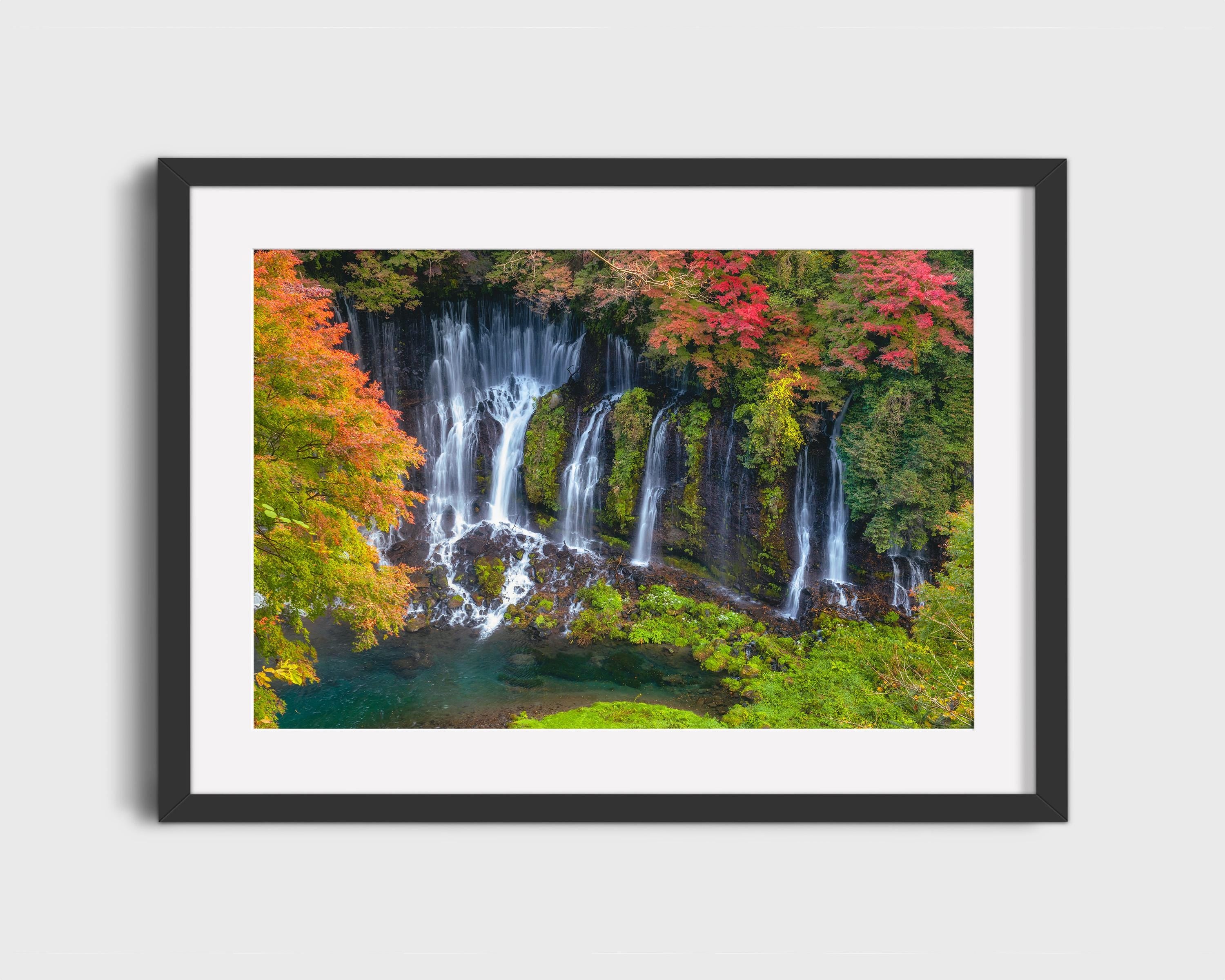 Serene Shiraito Autumn Waterfall