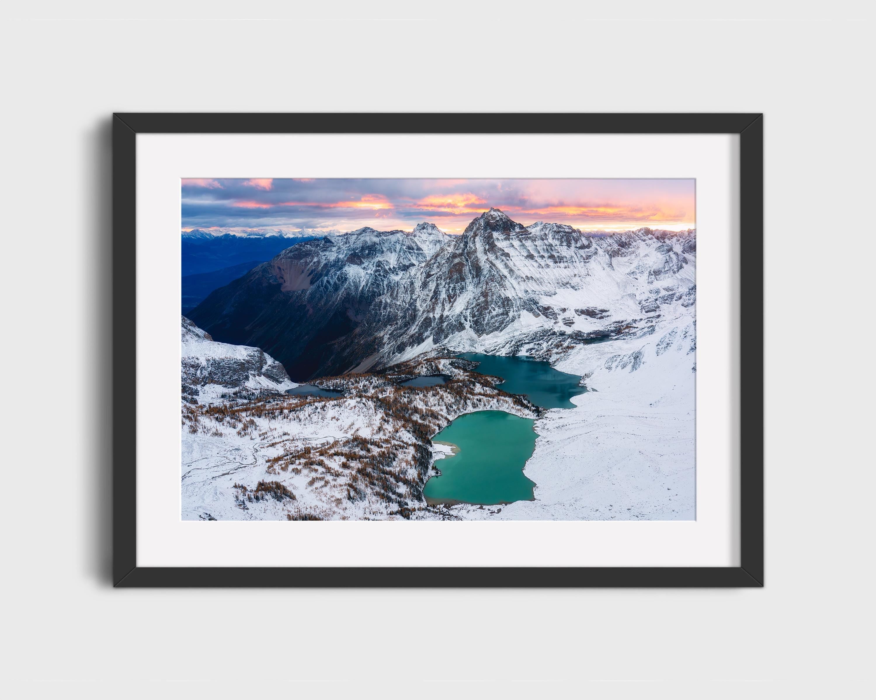 Rocky Mountains Sunrise Winter