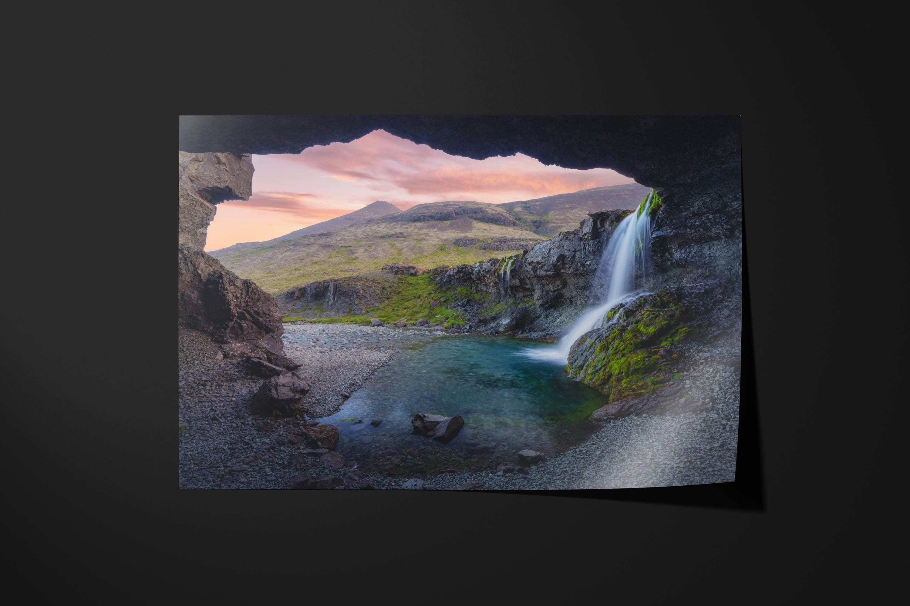 Skutafoss Iceland Waterfall