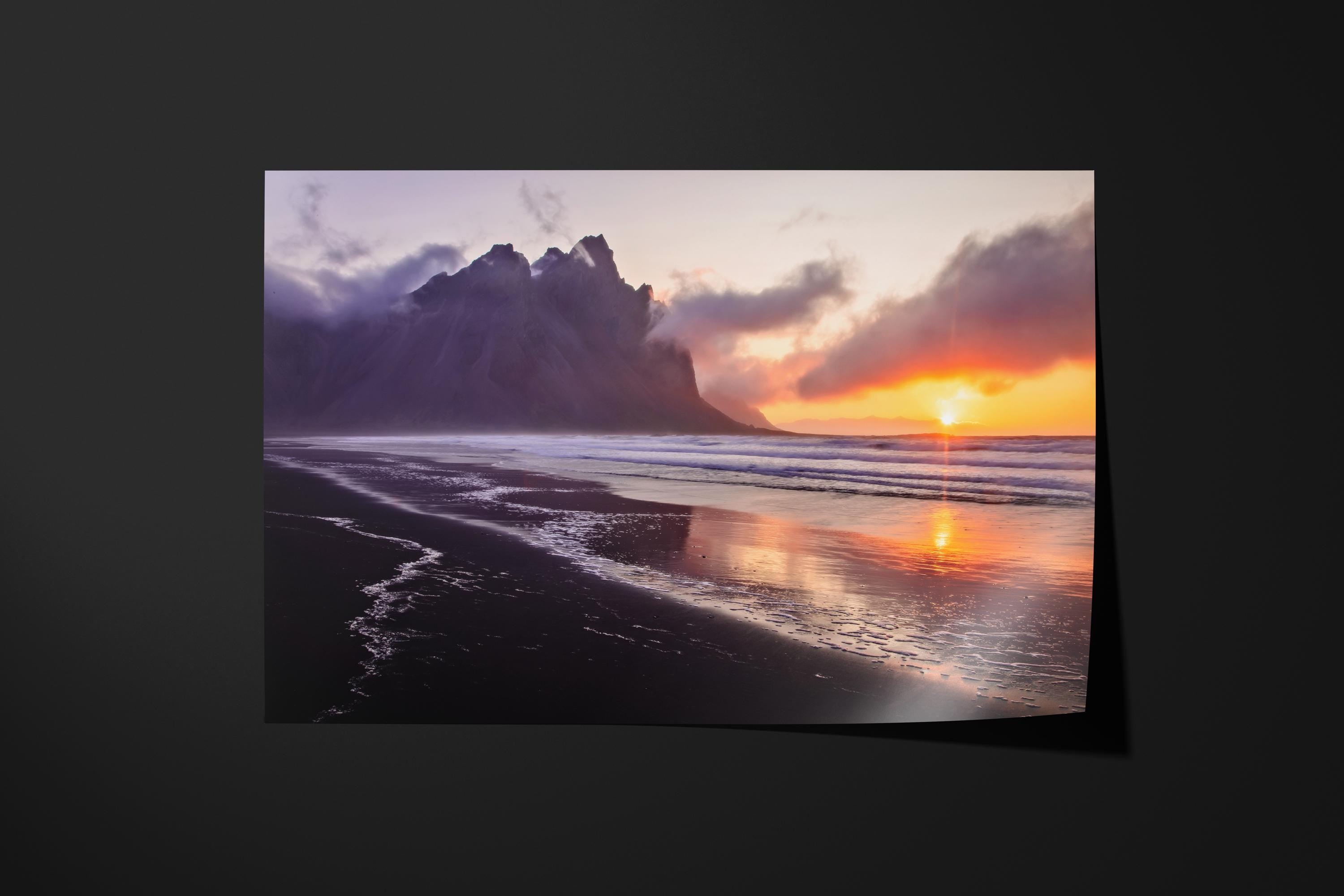 Stokksnes Iceland Sunset