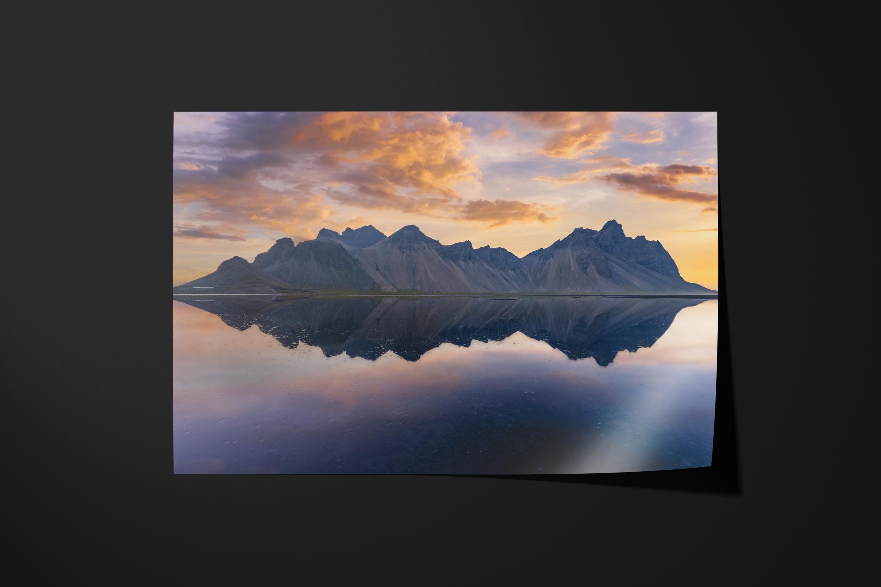 Stokksnes Iceland Reflection