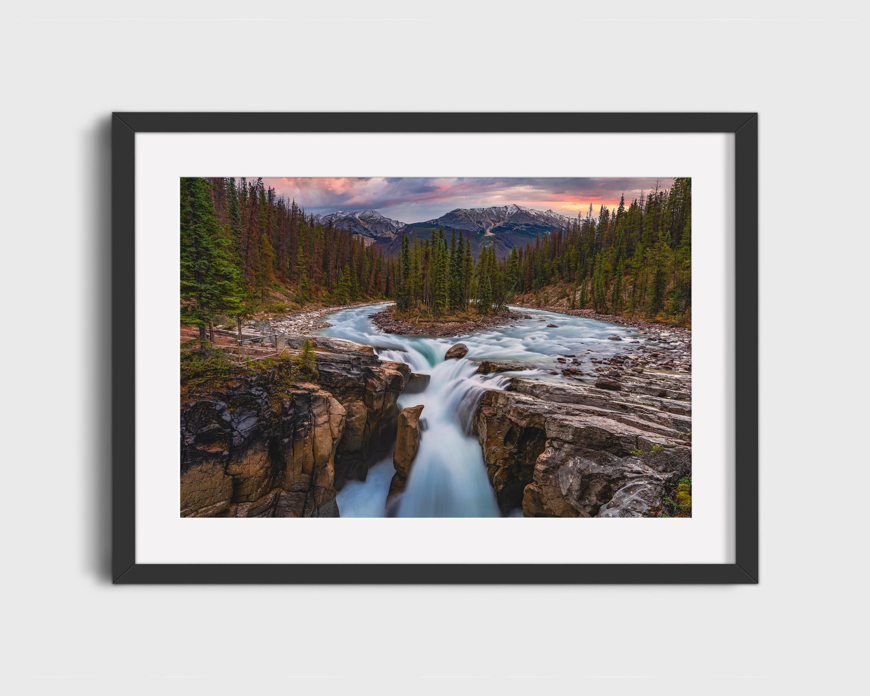 Sunwapta Falls Sunset