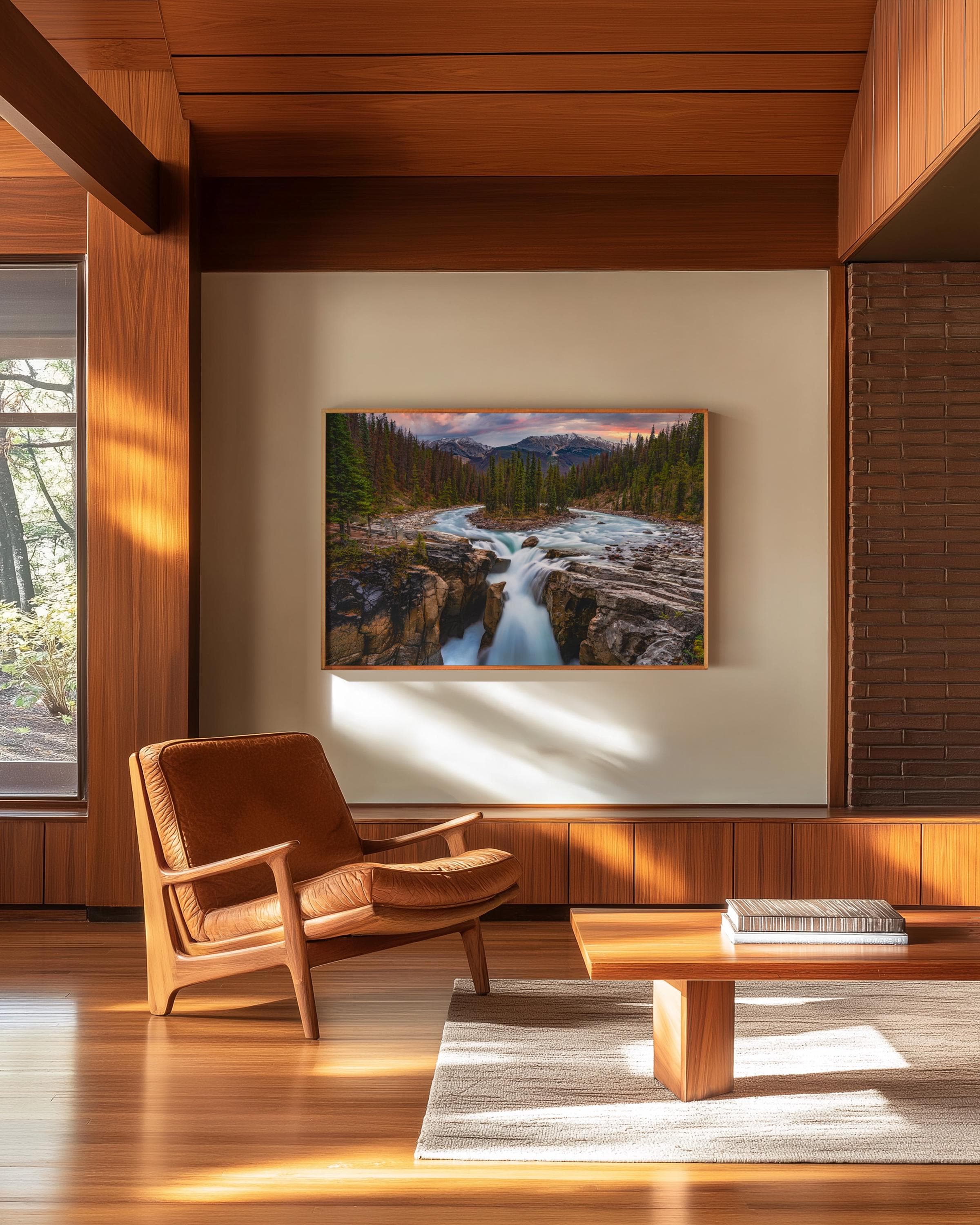 Sunwapta Falls Sunset