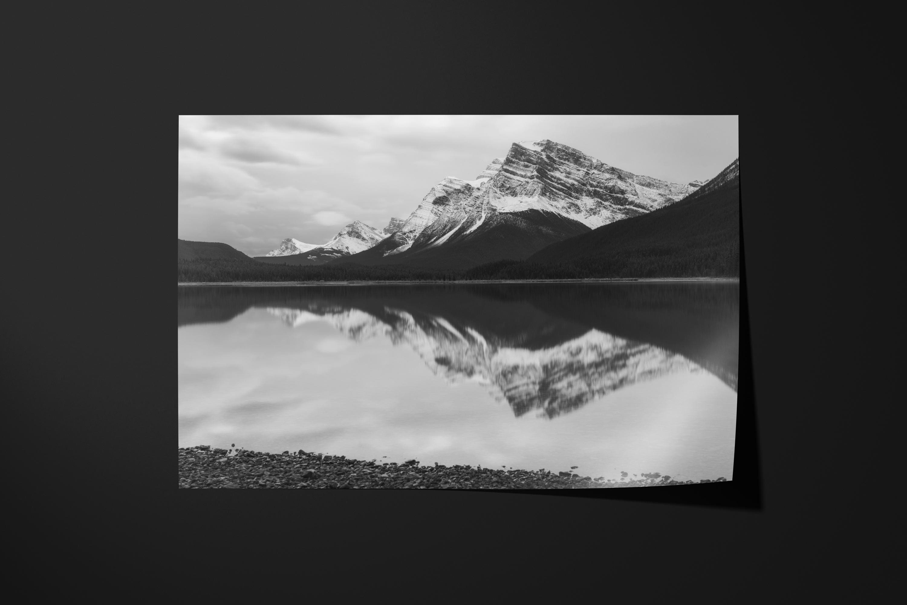 Waterfowl Lake Reflections