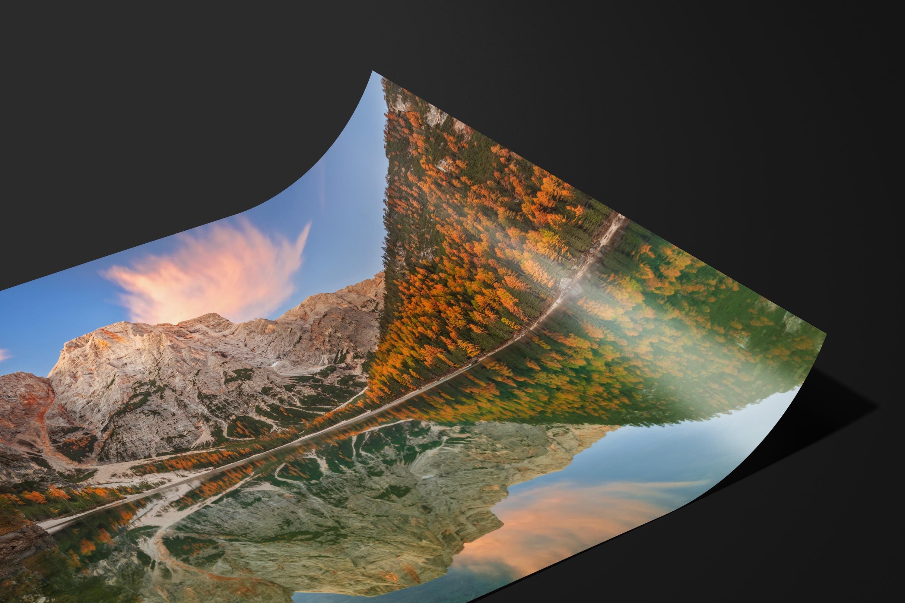 Autumn Reflection in the Dolomites