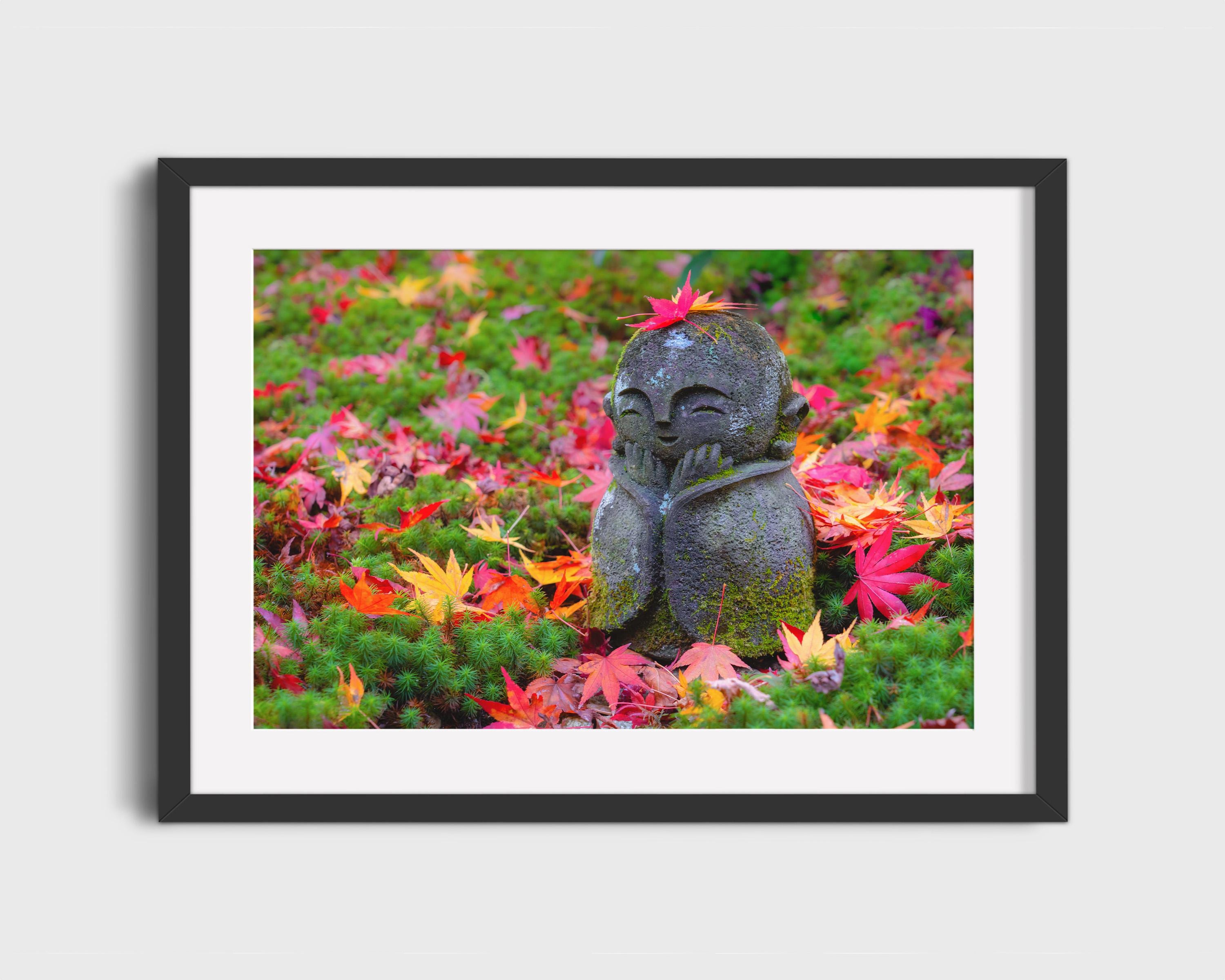 Zen Garden Buddha in Autumn