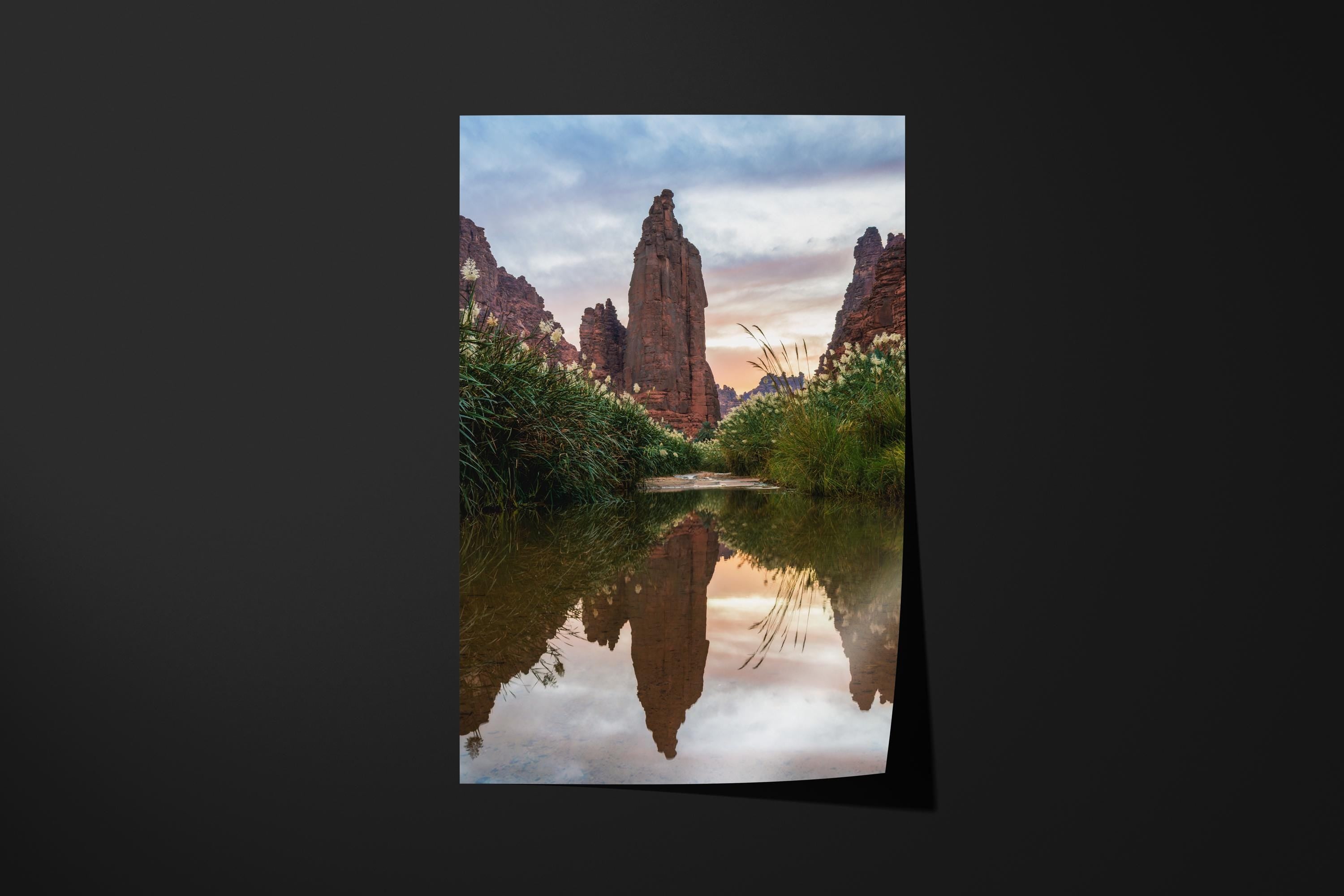 Desert Rock Reflection