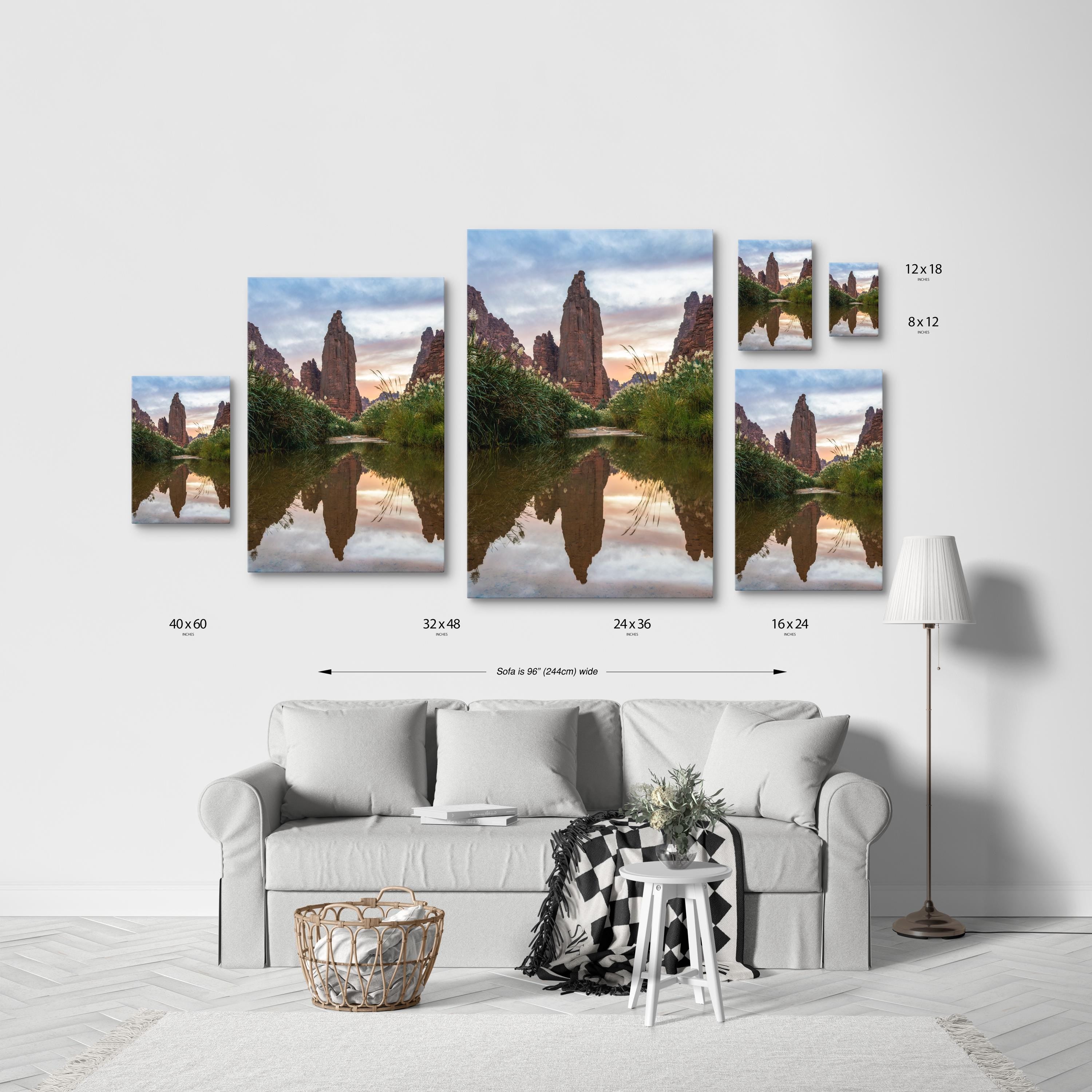 Desert Rock Reflection