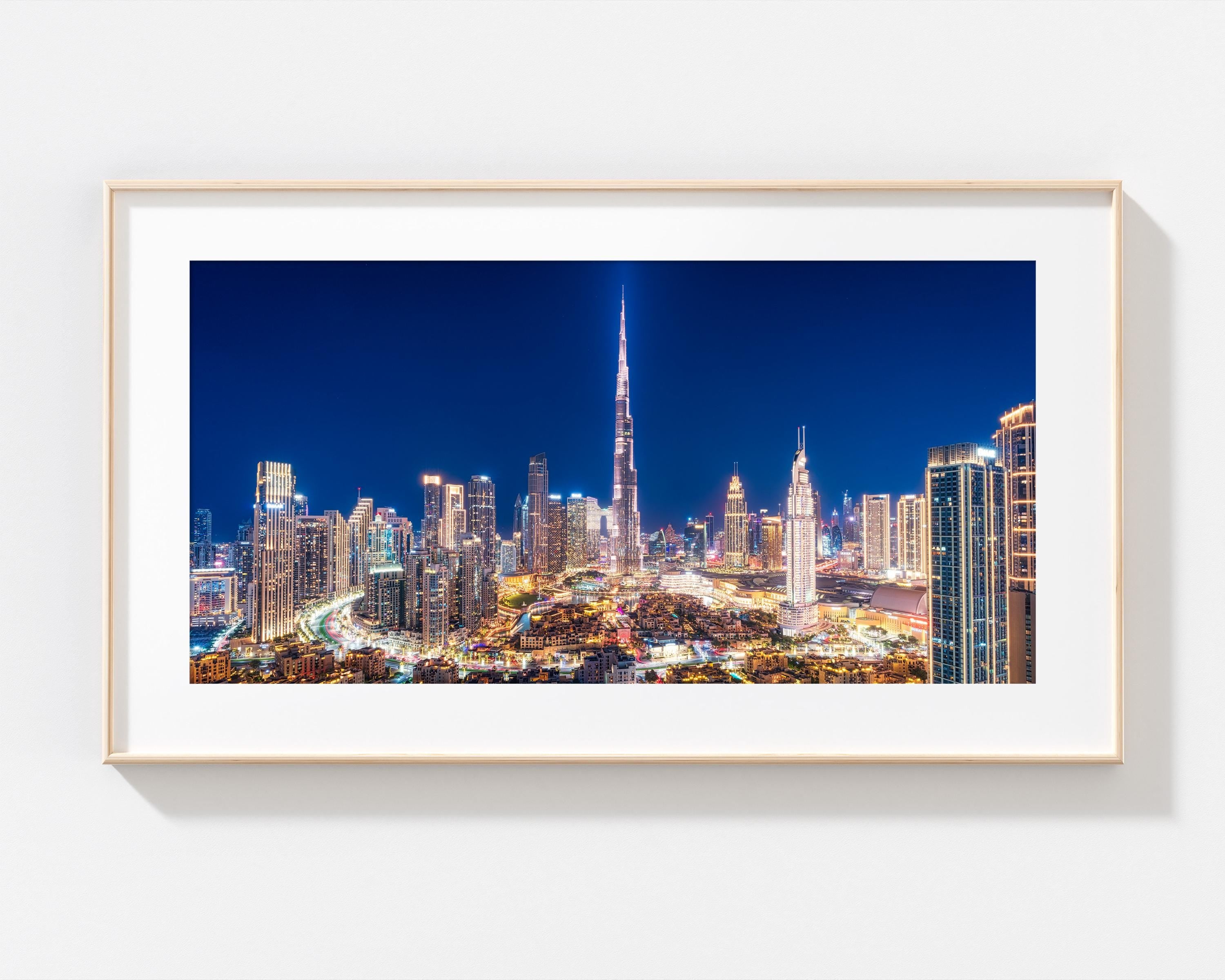 Dubai Skyline at Night