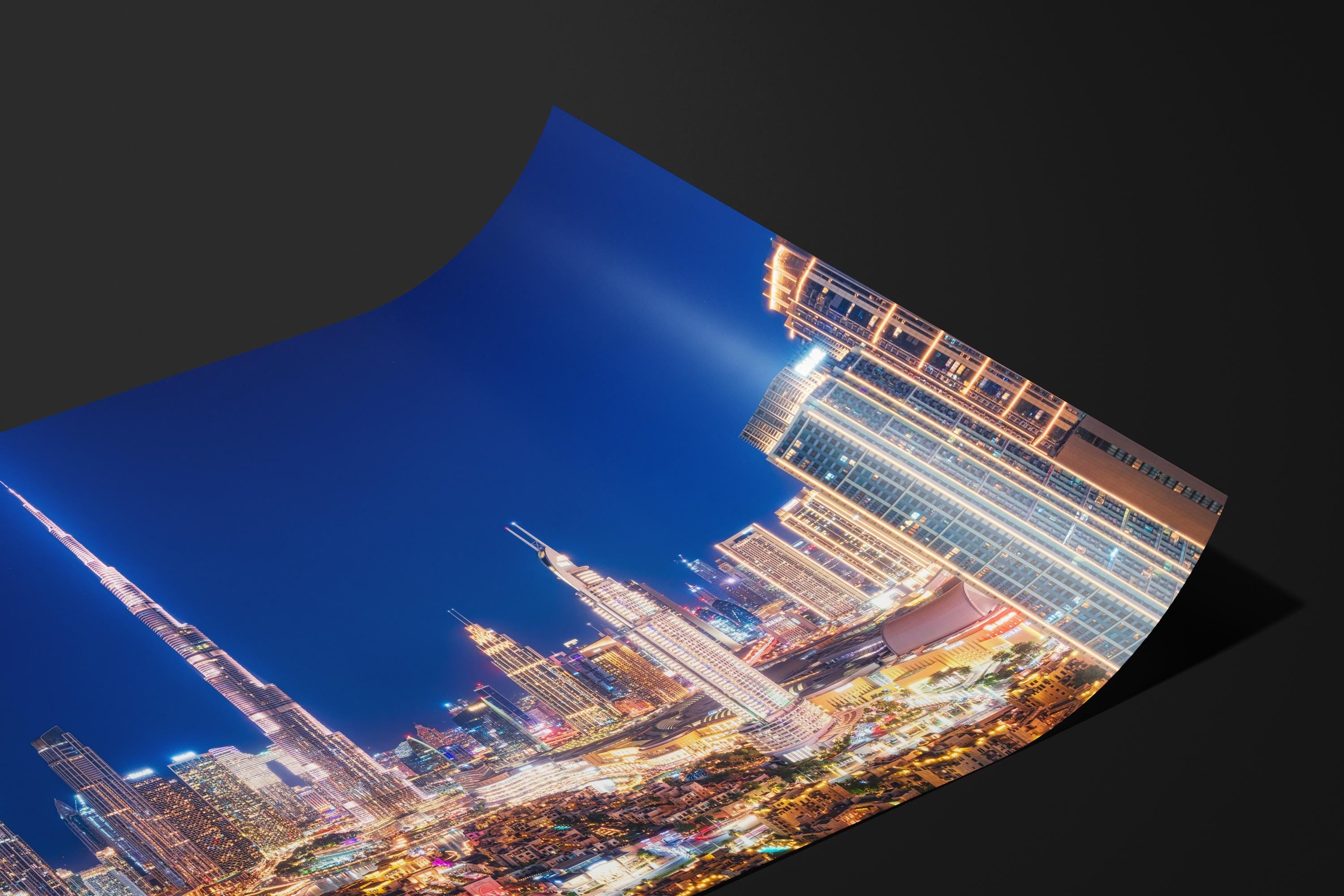 Dubai Skyline at Night