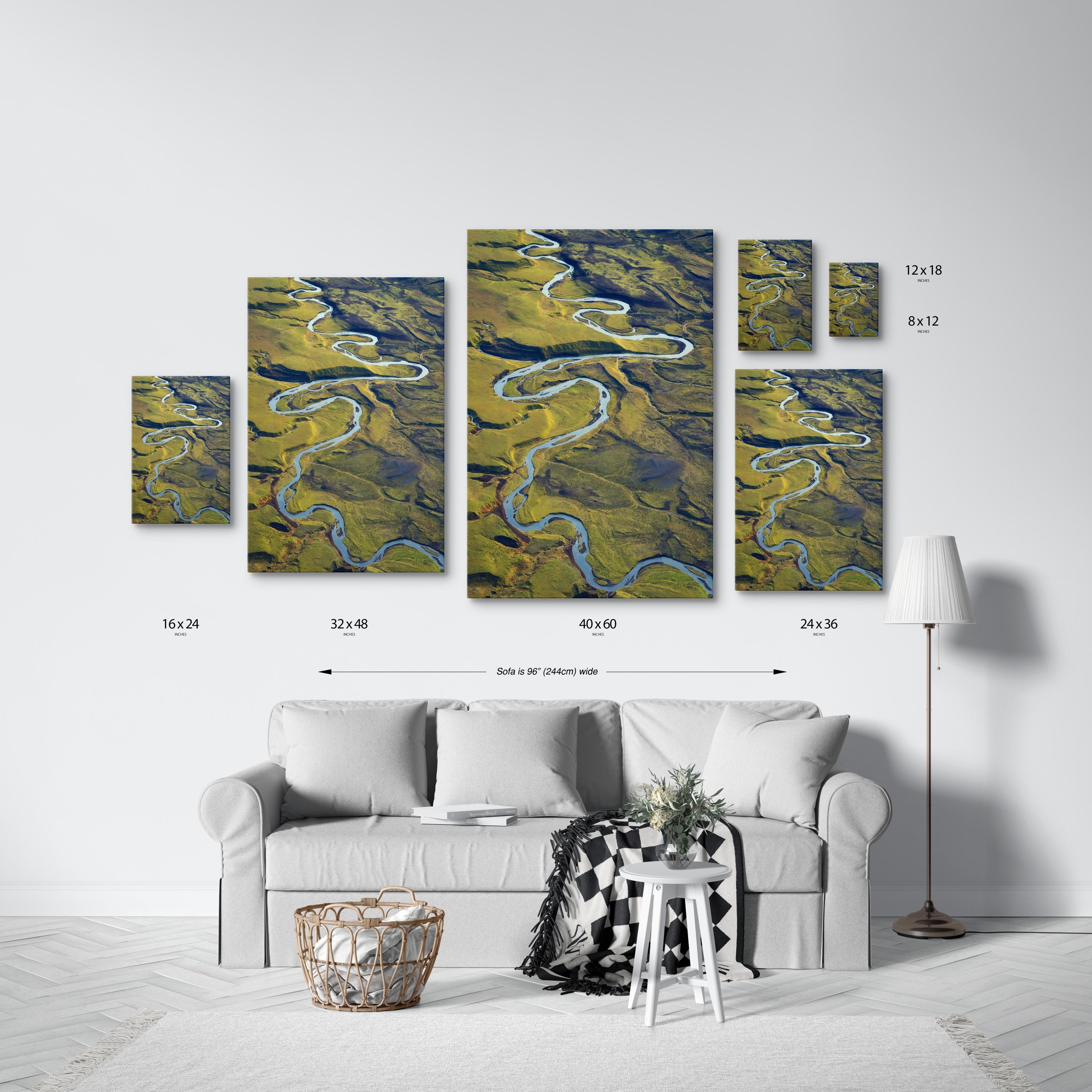 Meandering River Aerial