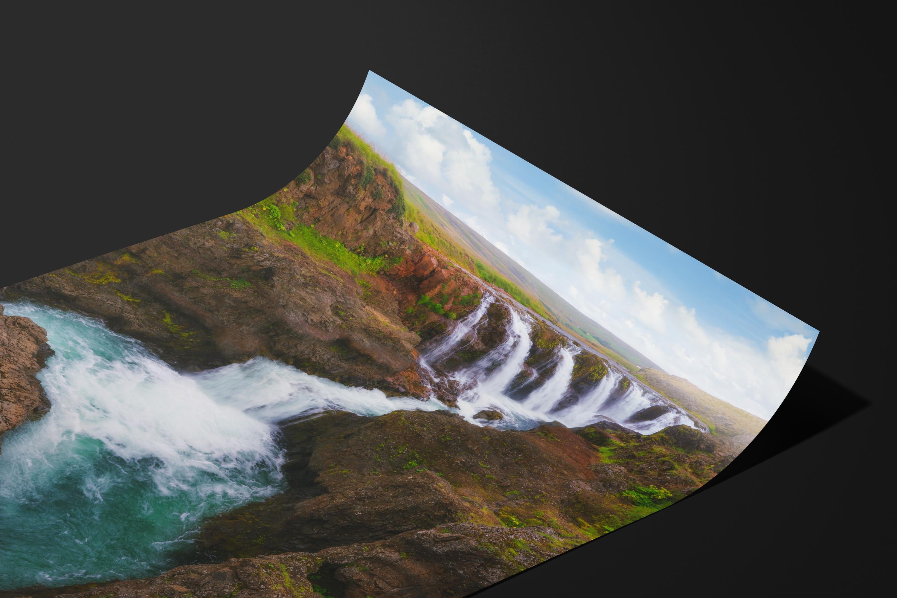 Hjalparfoss Waterfall Iceland