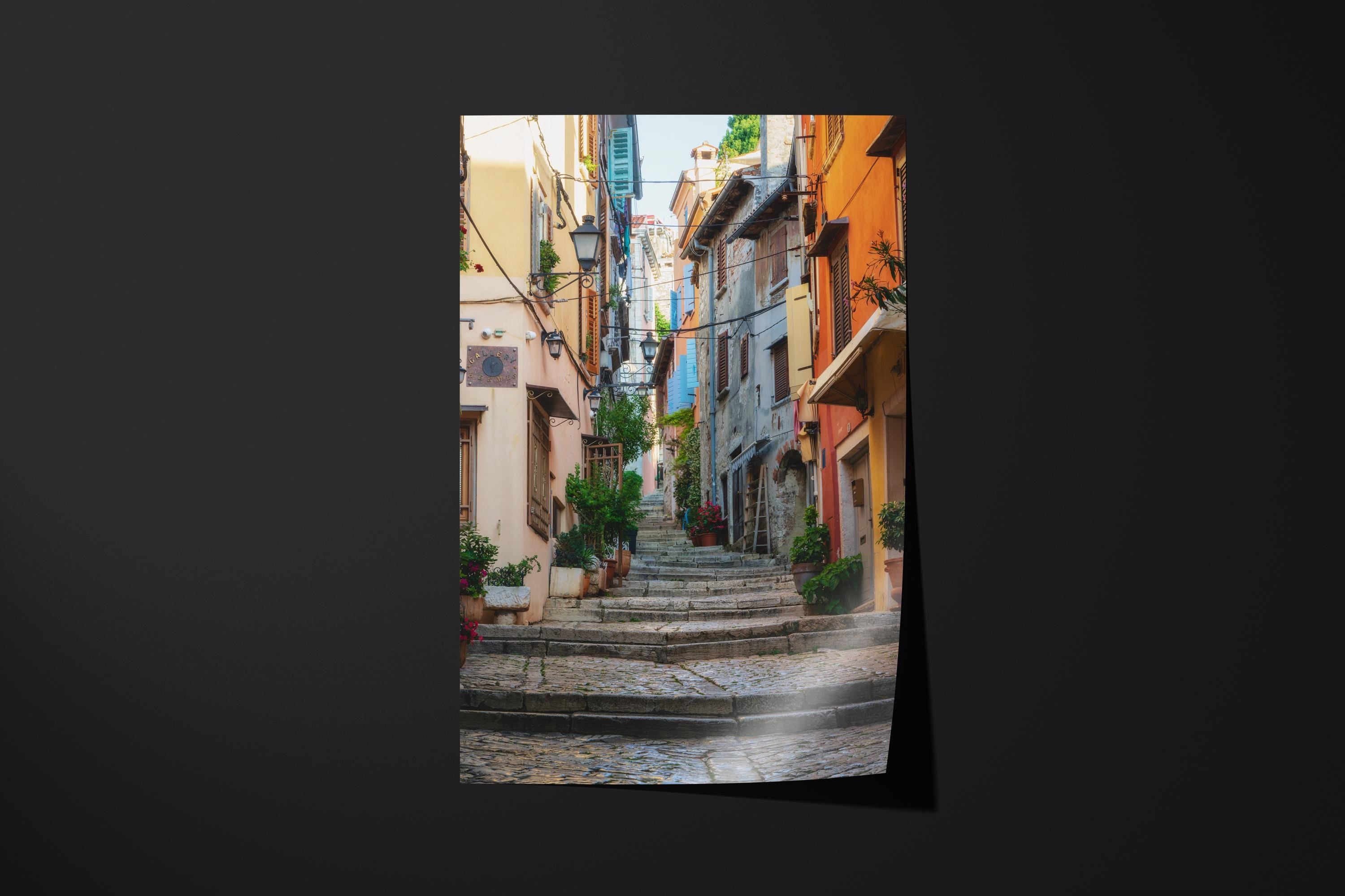 Colorful Rovinj Alley