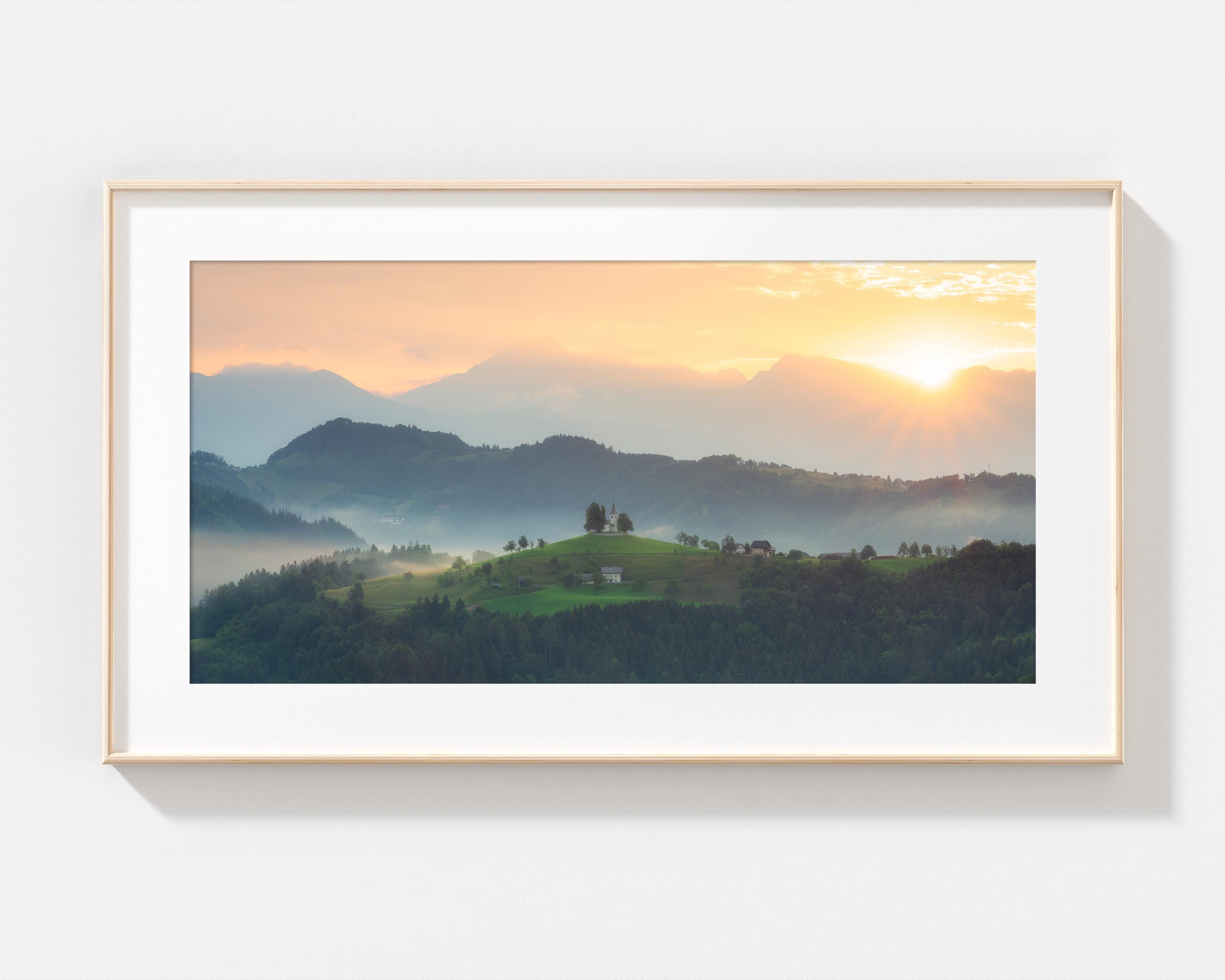 Sunrise Over St. Tomaz Slovenia