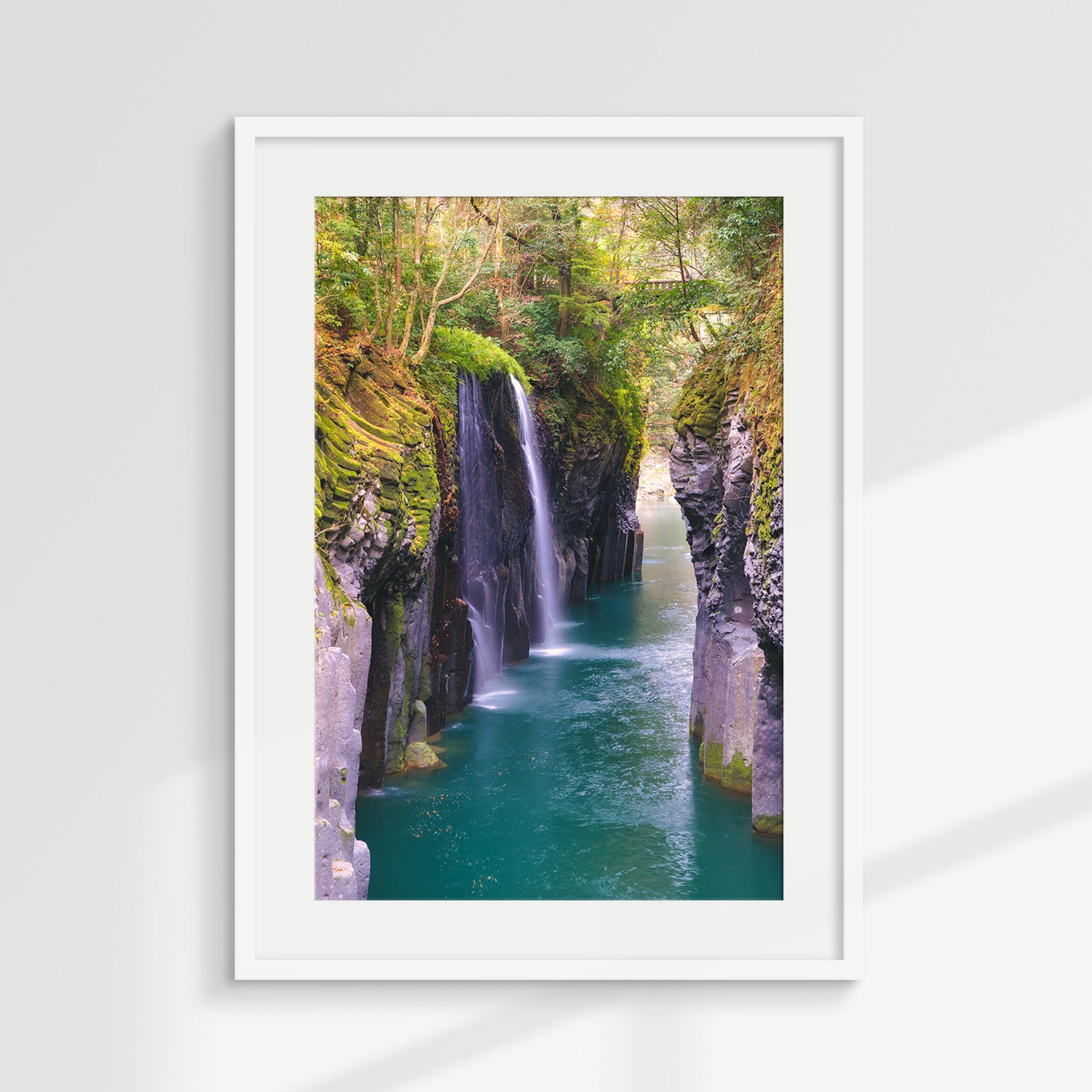 Serene Takachiho Gorge Waterfall