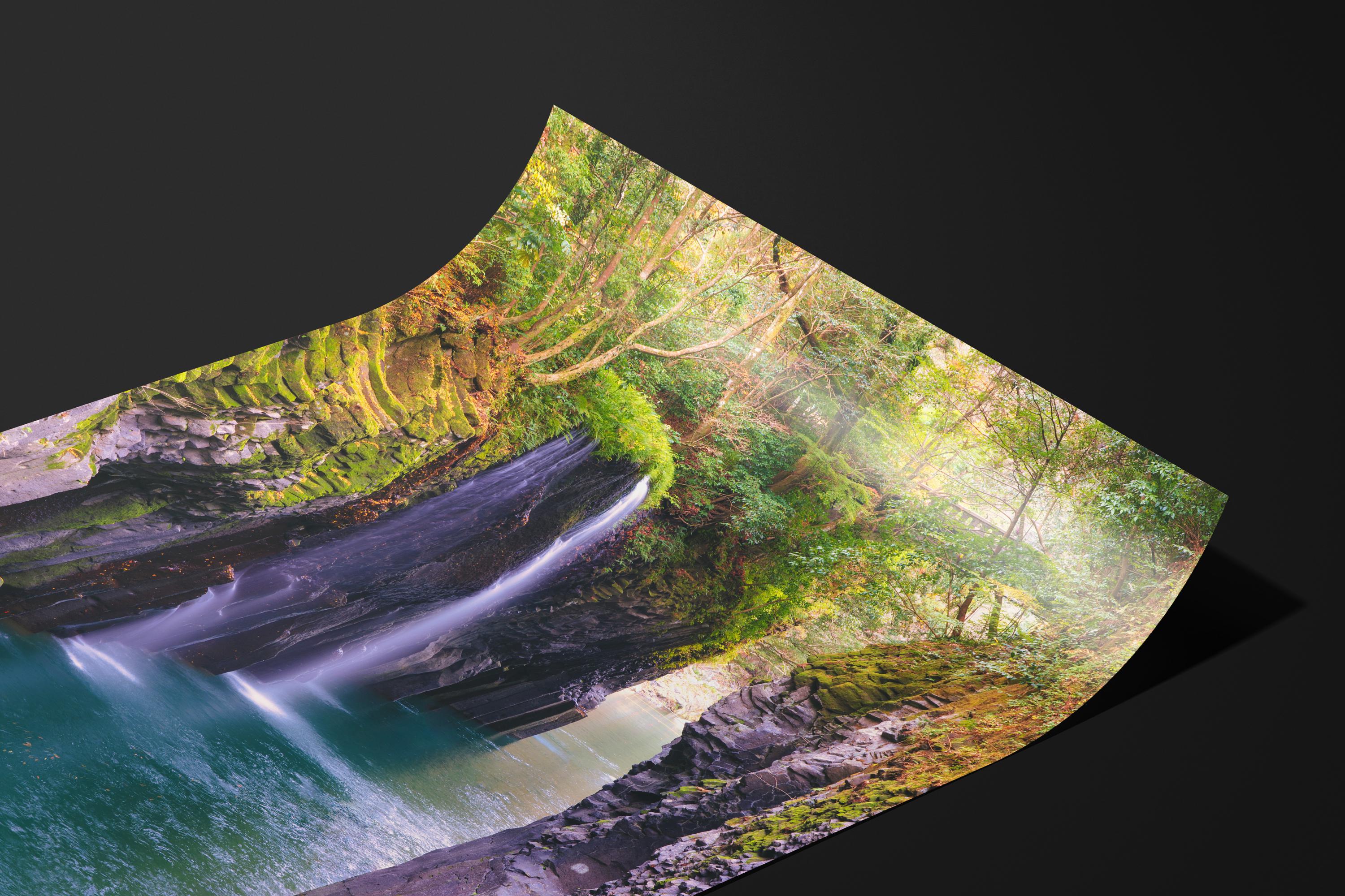 Serene Takachiho Gorge Waterfall