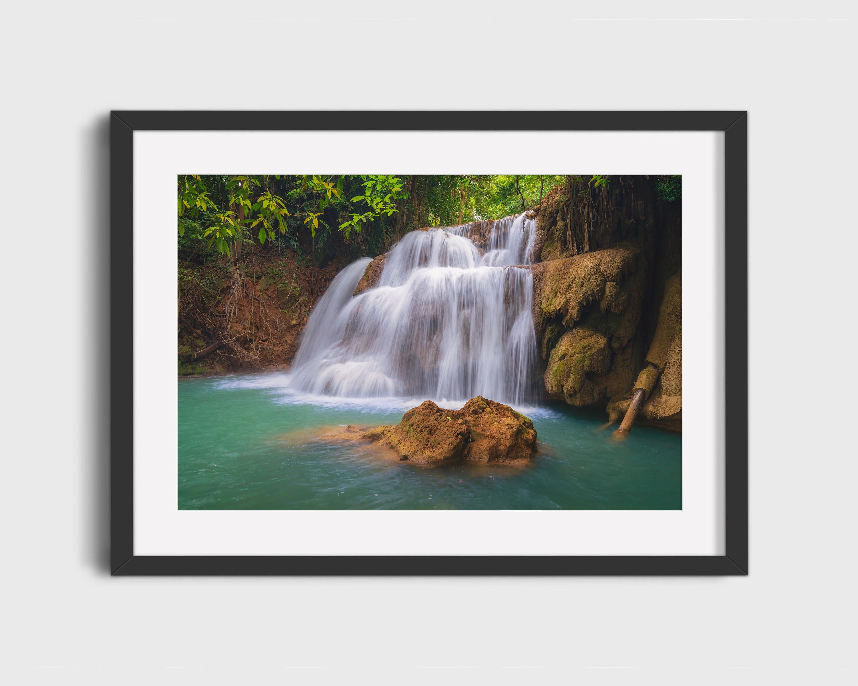 Tranquil Jungle Waterfall