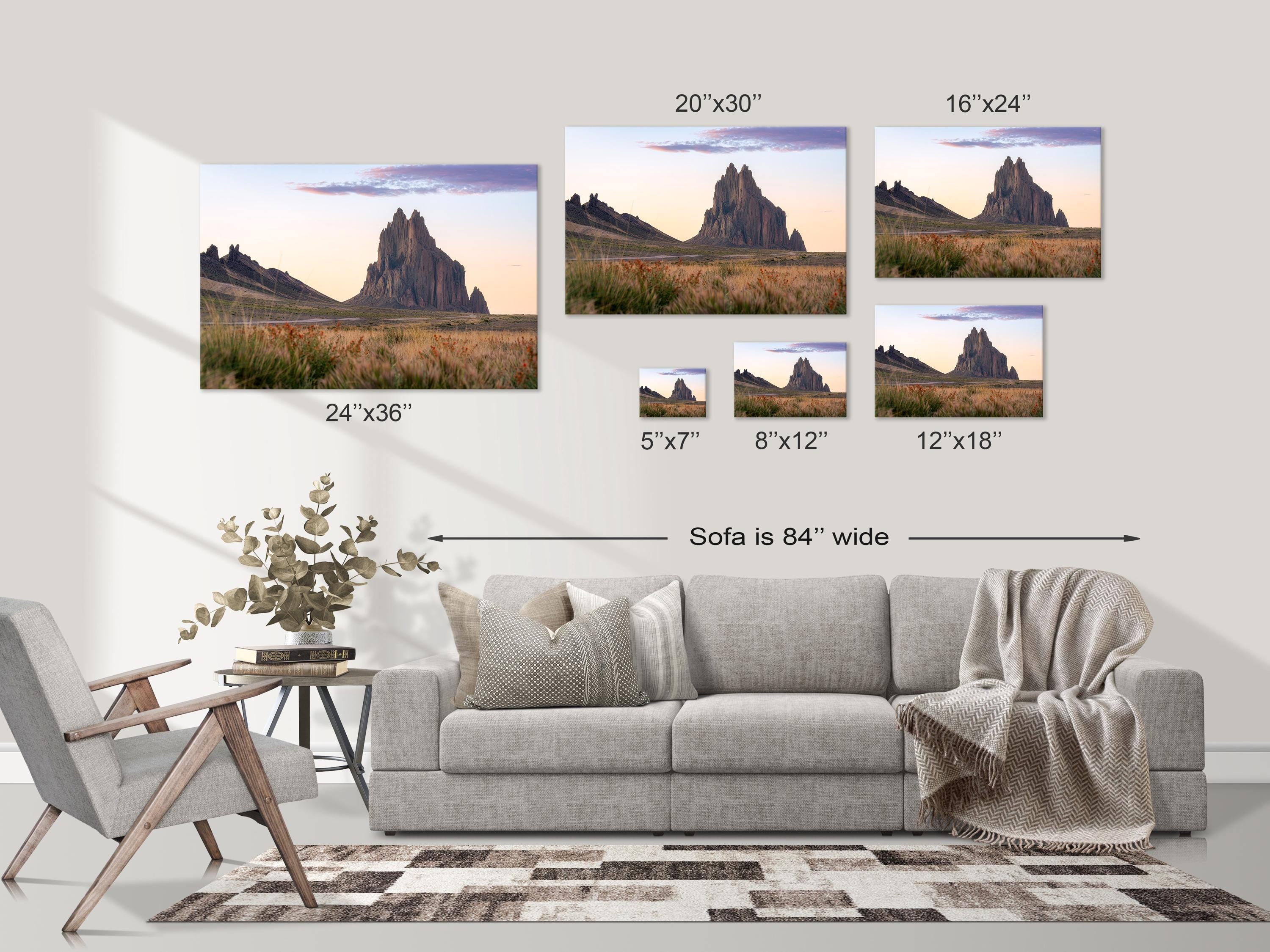 Shiprock Sunset