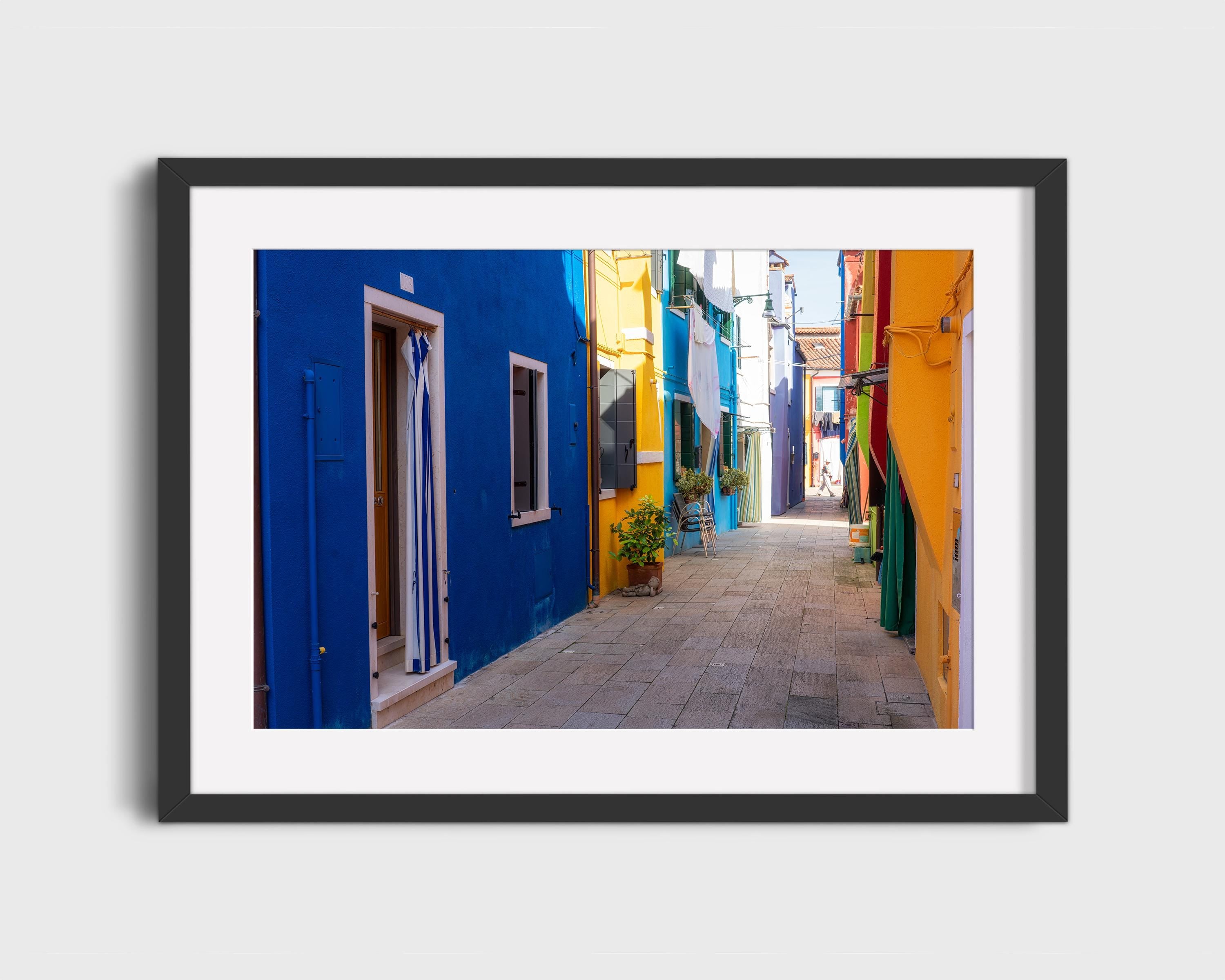 Colorful Burano Alleyway