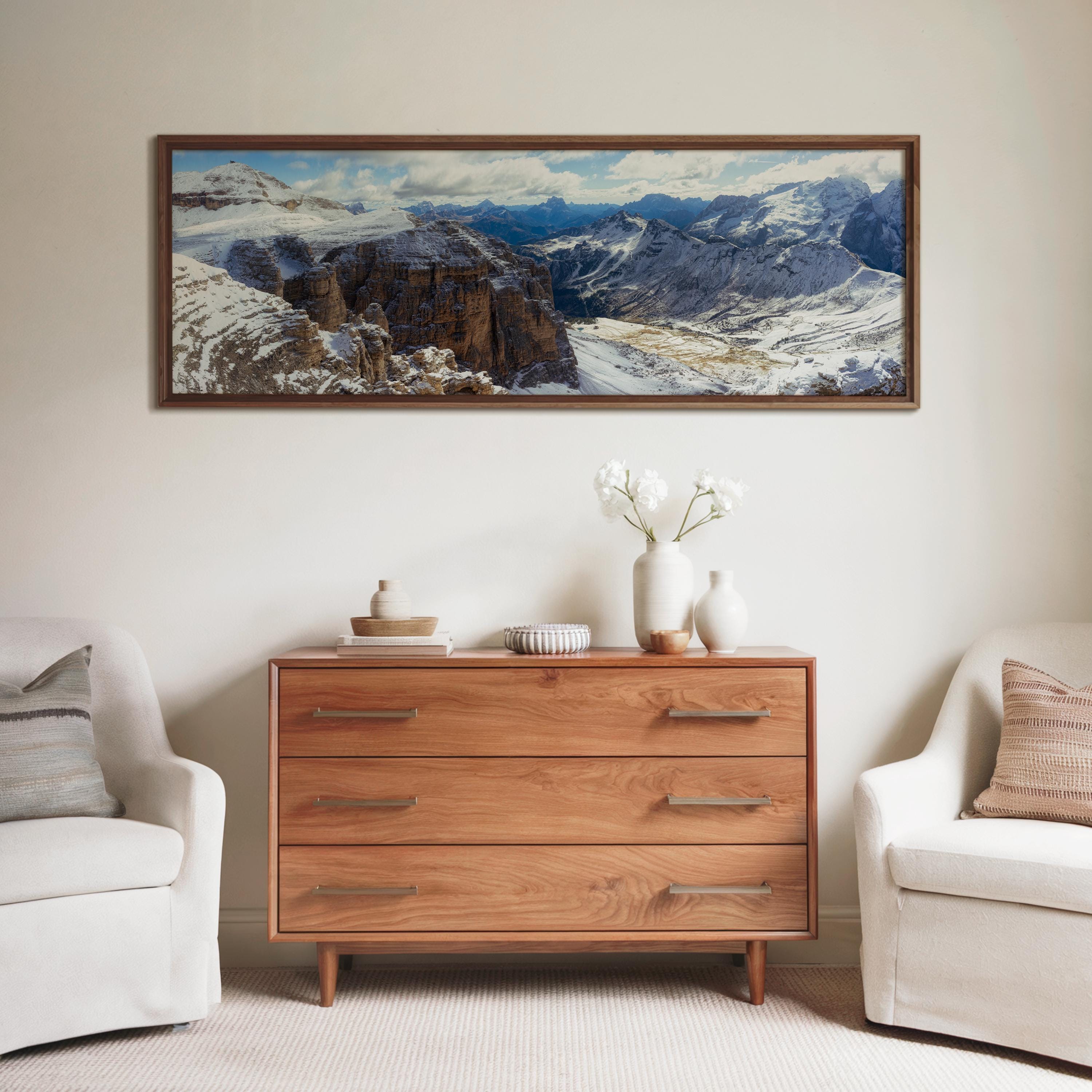 Dolomites Winter Panorama