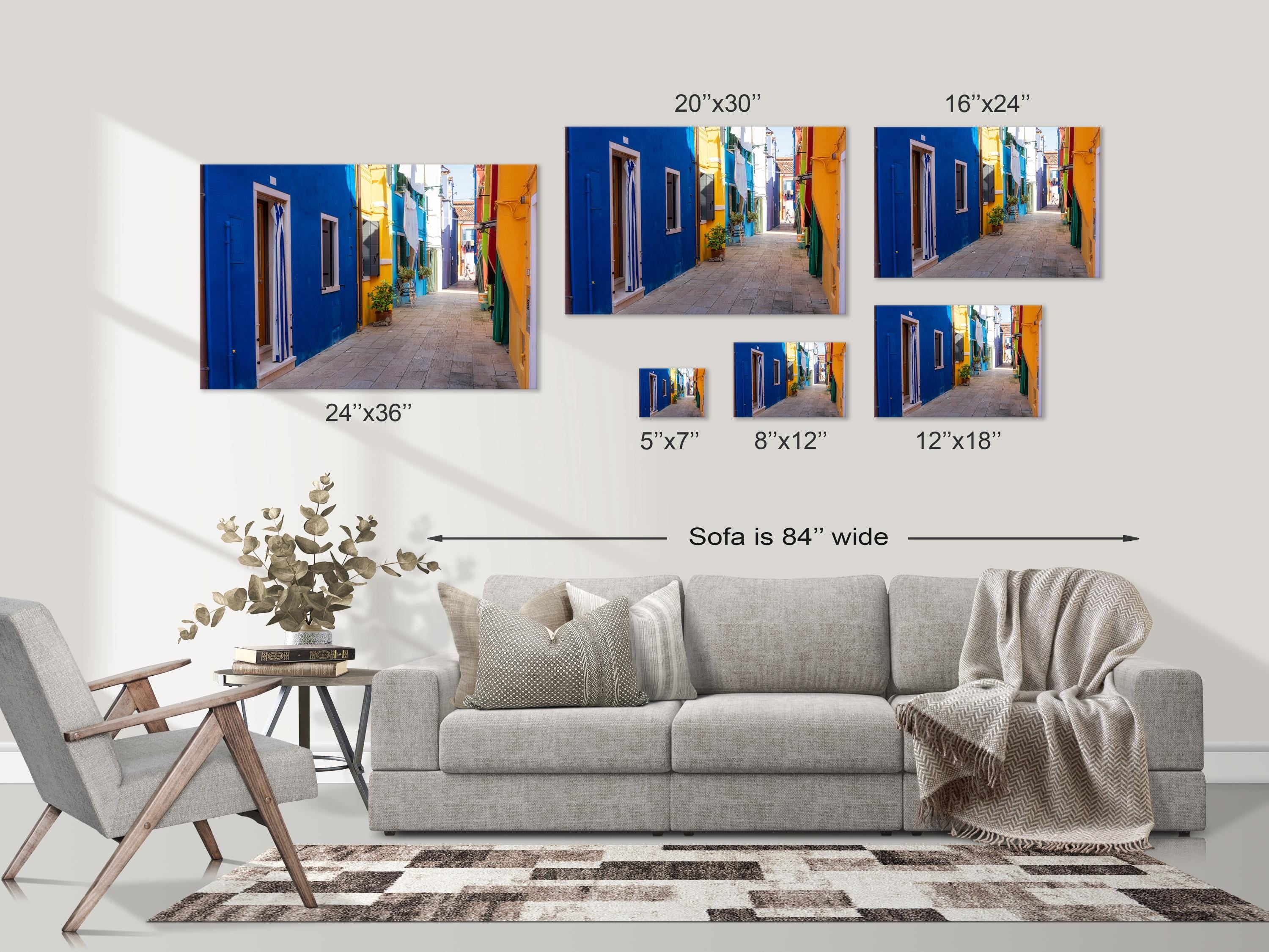 Colorful Burano Alleyway