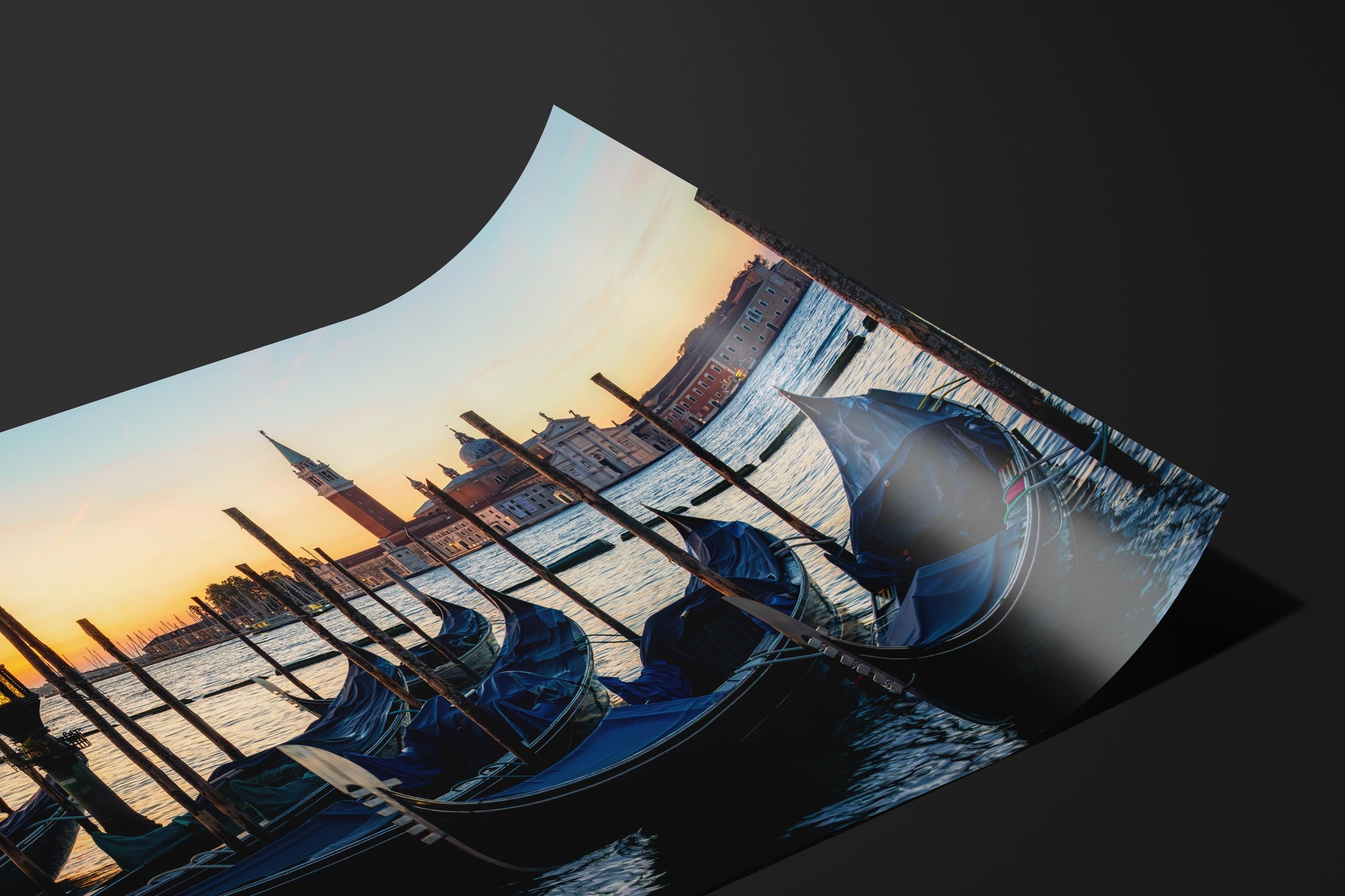 Venice Gondolas Sunrise