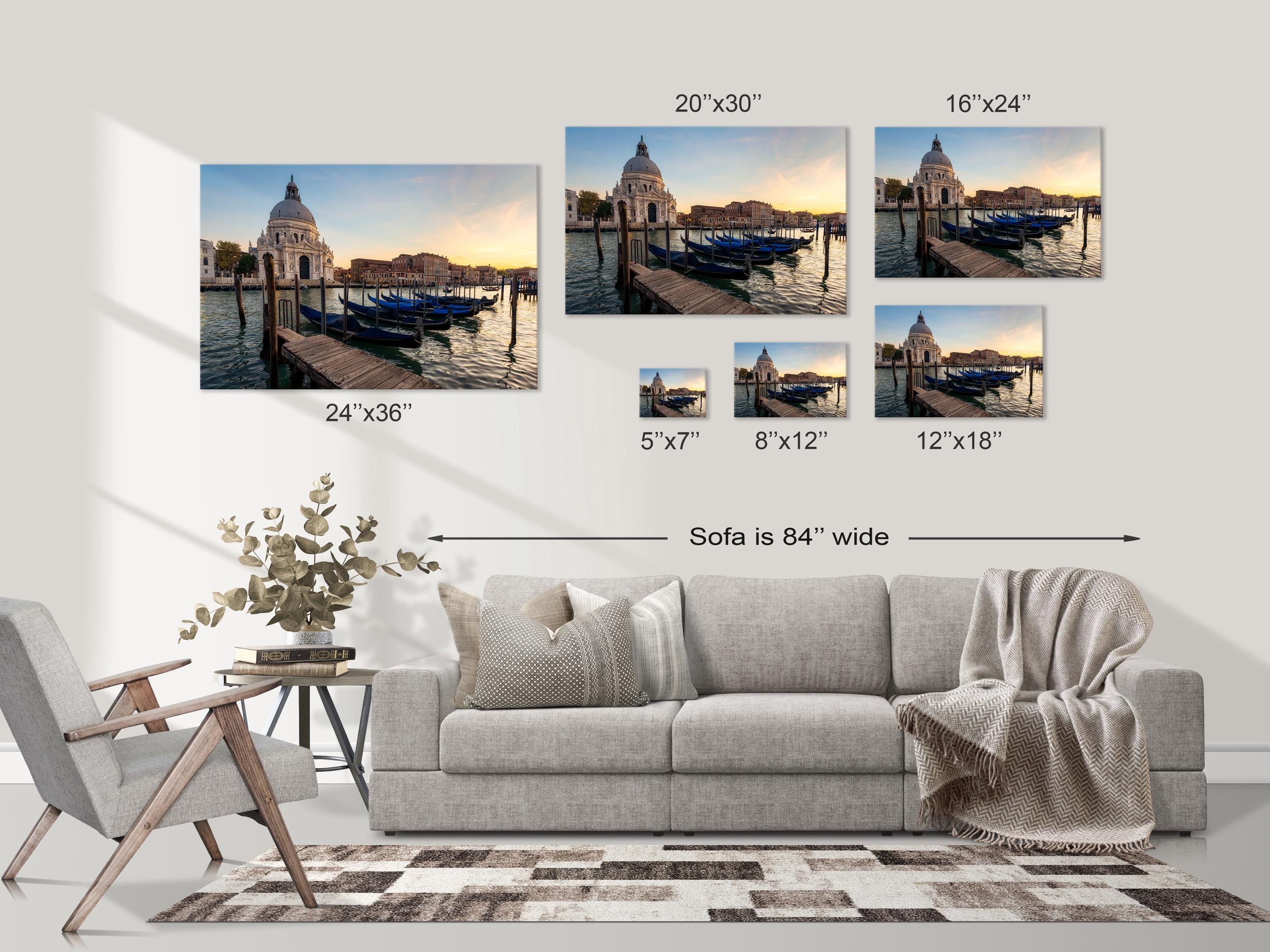 Venice Gondolas Sunset