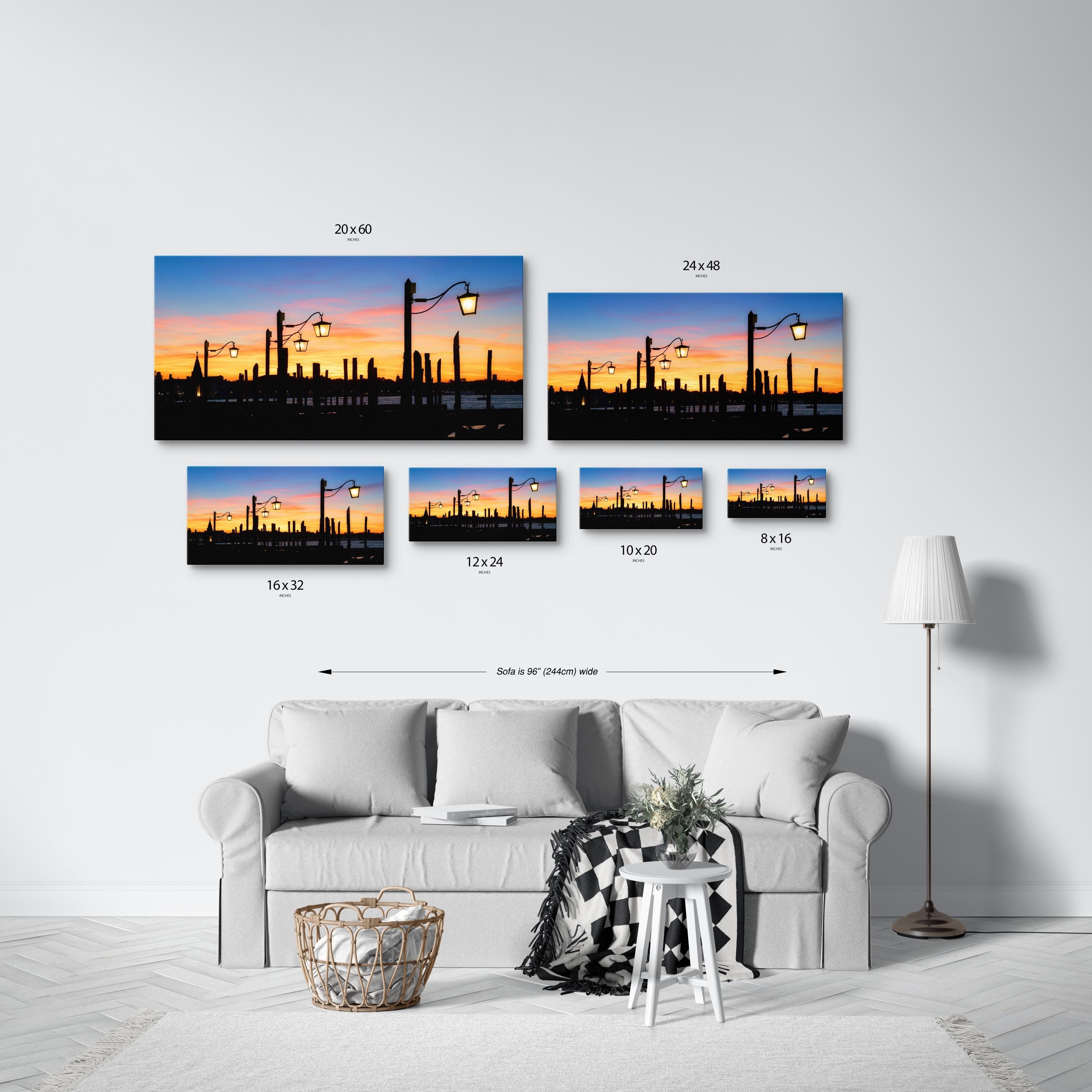 Venice Sunset Lanterns